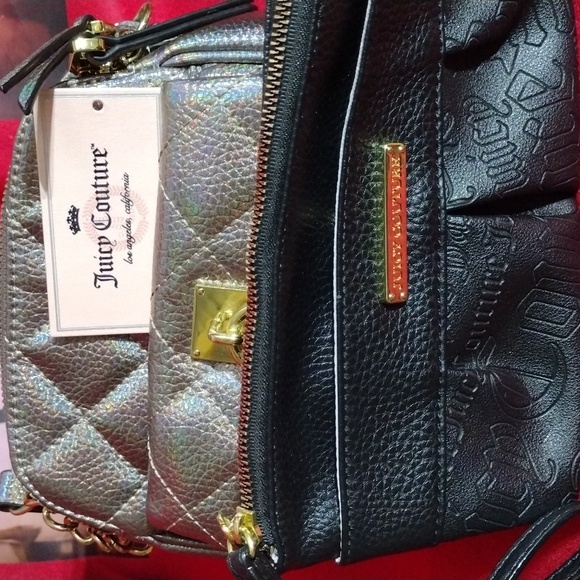 Juicy Couture 2 EUC crossbody Purse ๐/Wristlet ๐ - Picture 1 of 16